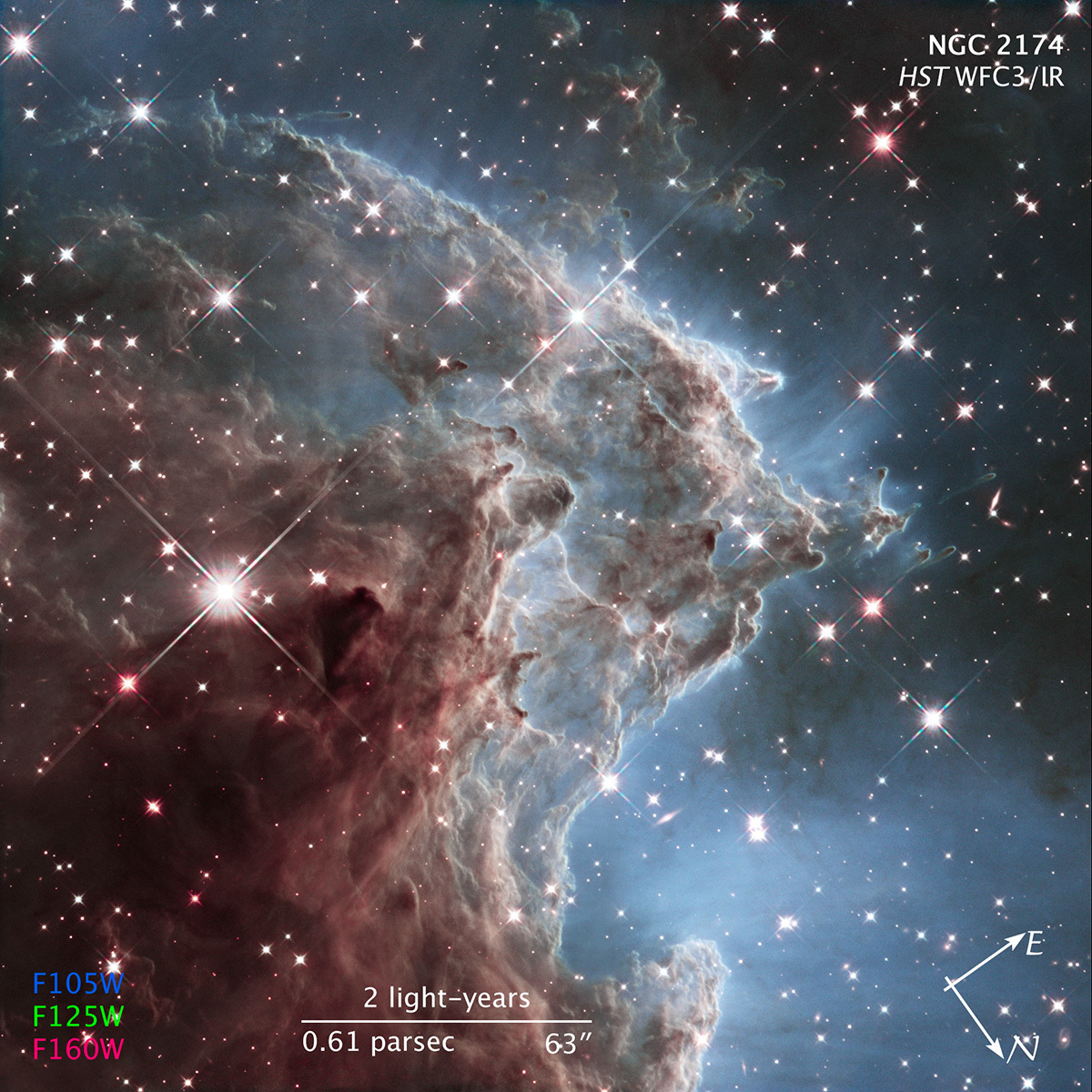NGC 2175 Hubble